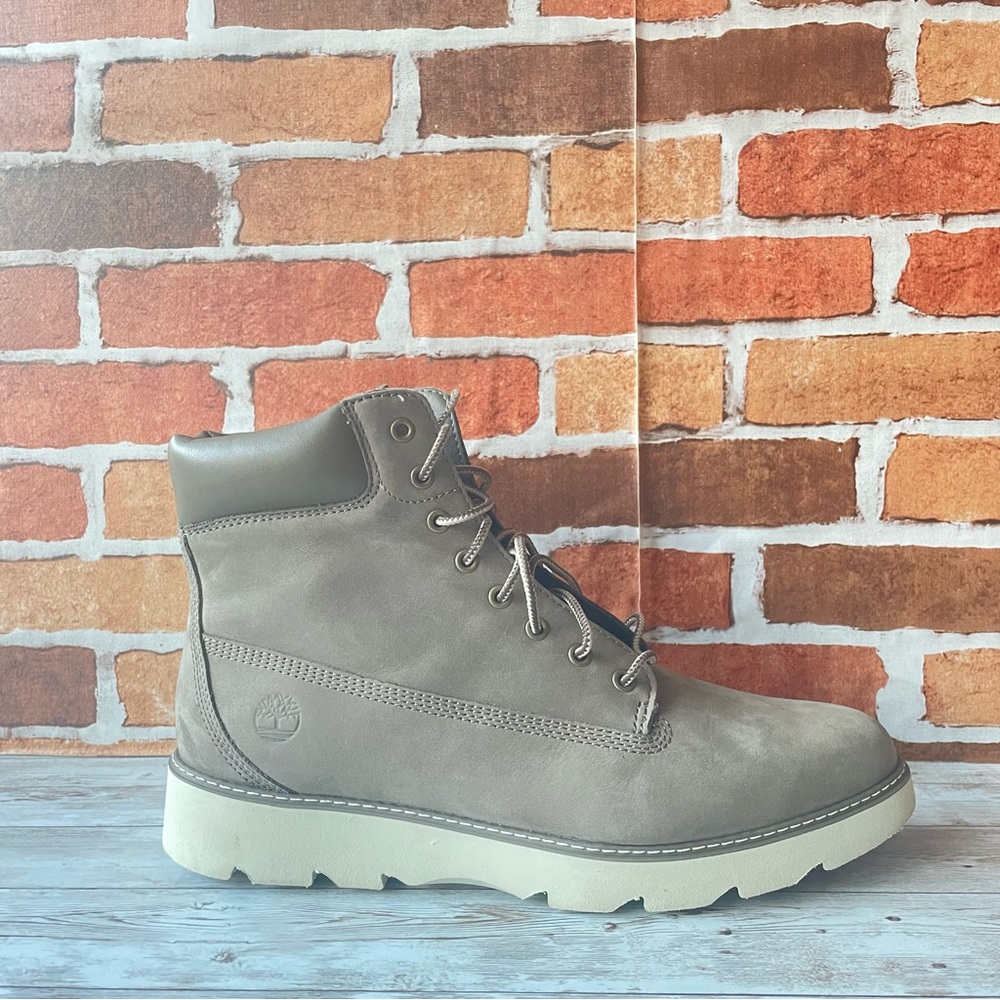 Timberland Women's Keeley Field 6 inch Lace Up Boots Olive Nubuck 7